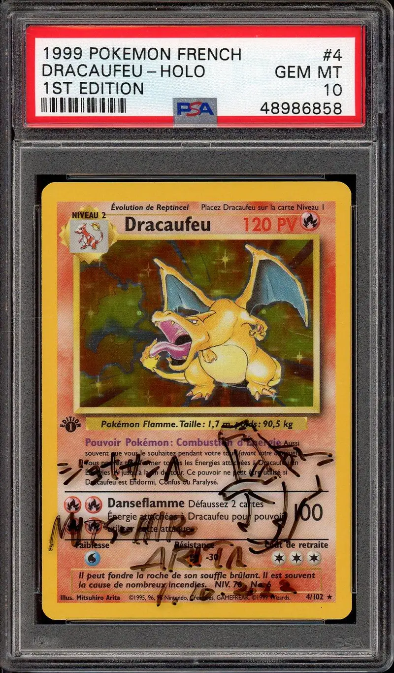 PSA 10 Dracaufeu Holo