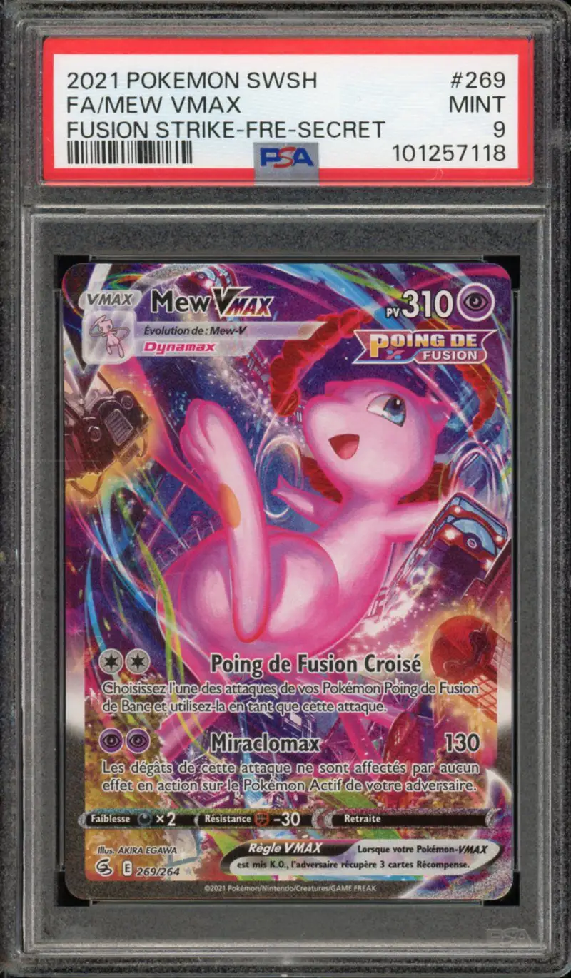 PSA 9 Mew VMax
