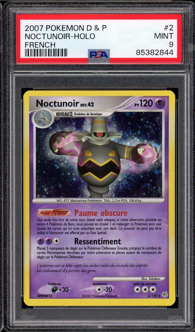 PSA 9 Noctunoir Holo