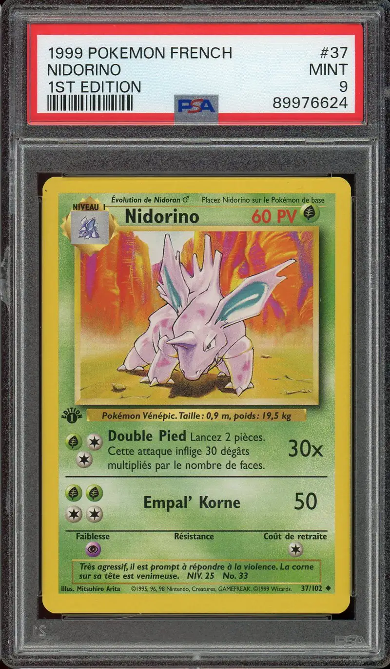 PSA 9 Nidorino