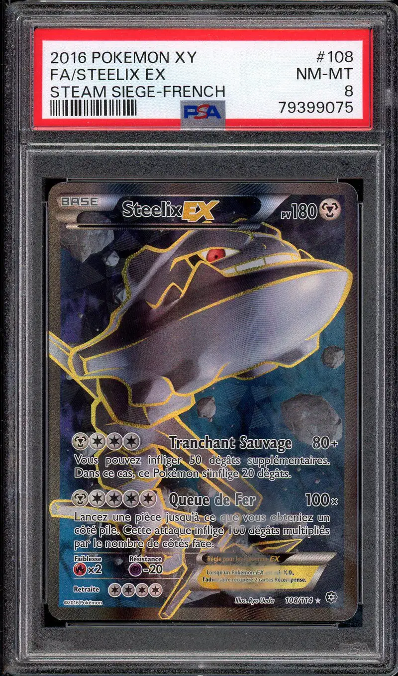 PSA 8 Steelix Ex