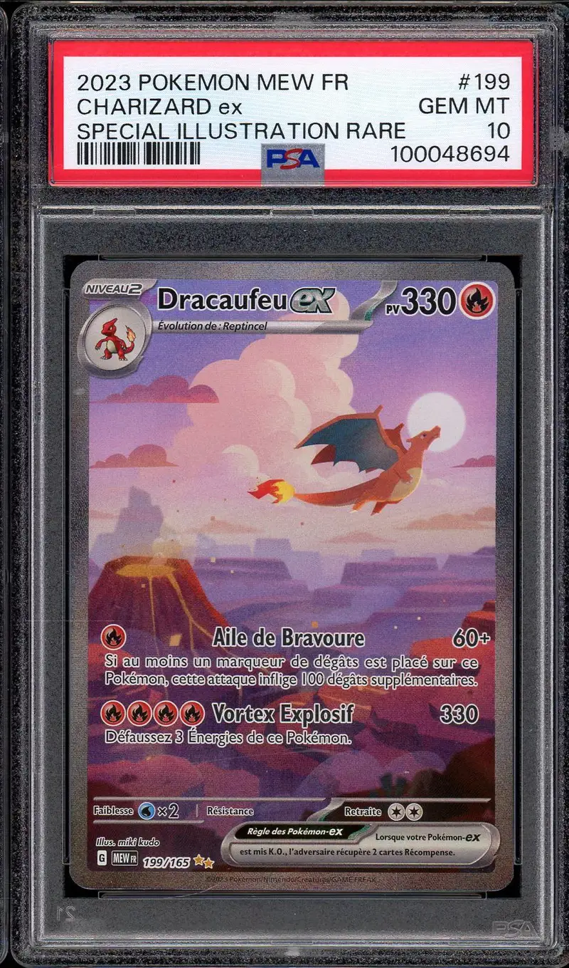 PSA 10 Dracaufeu Ex
