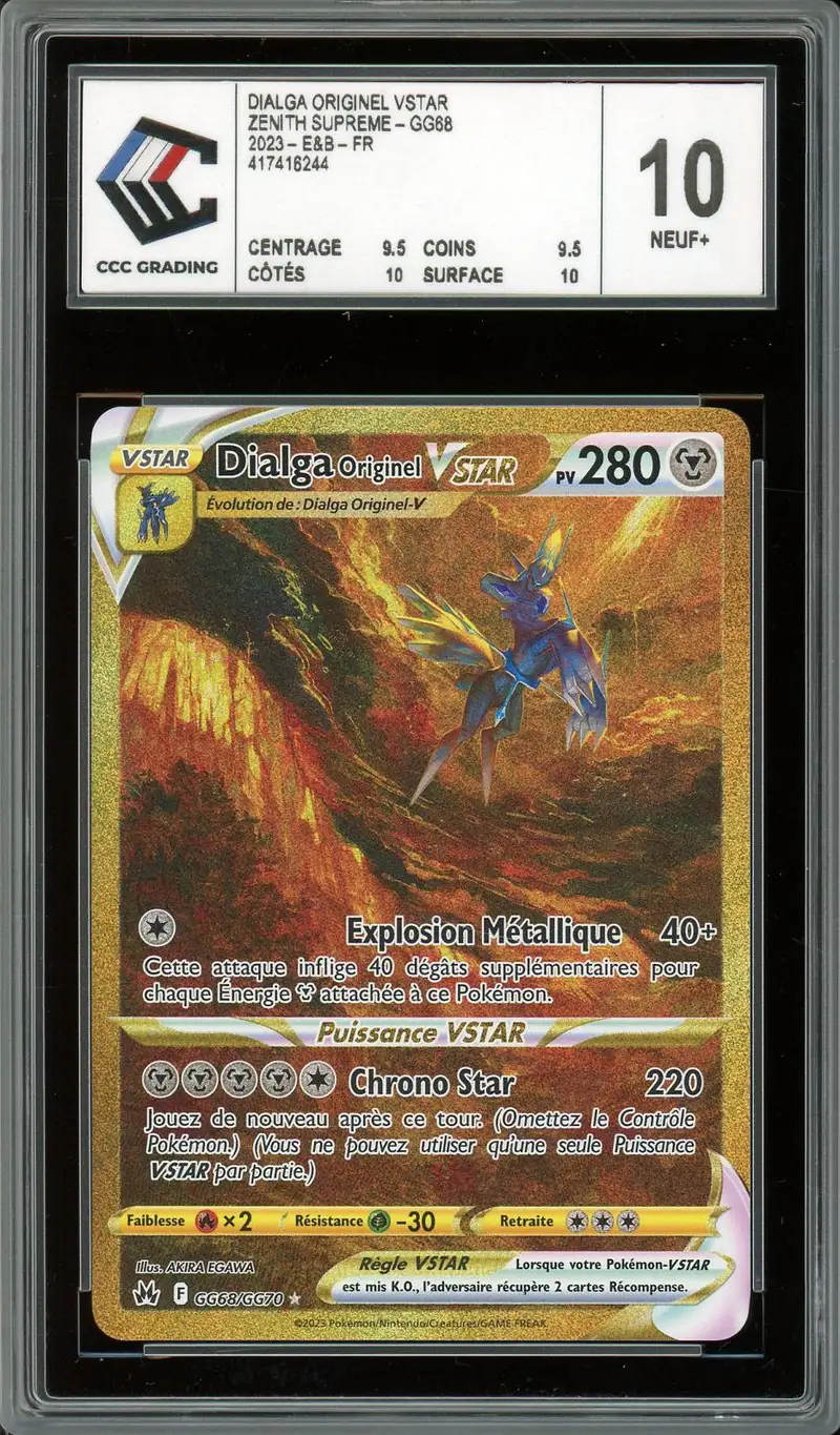 CCC 10 Dialga Originel VStar Gold