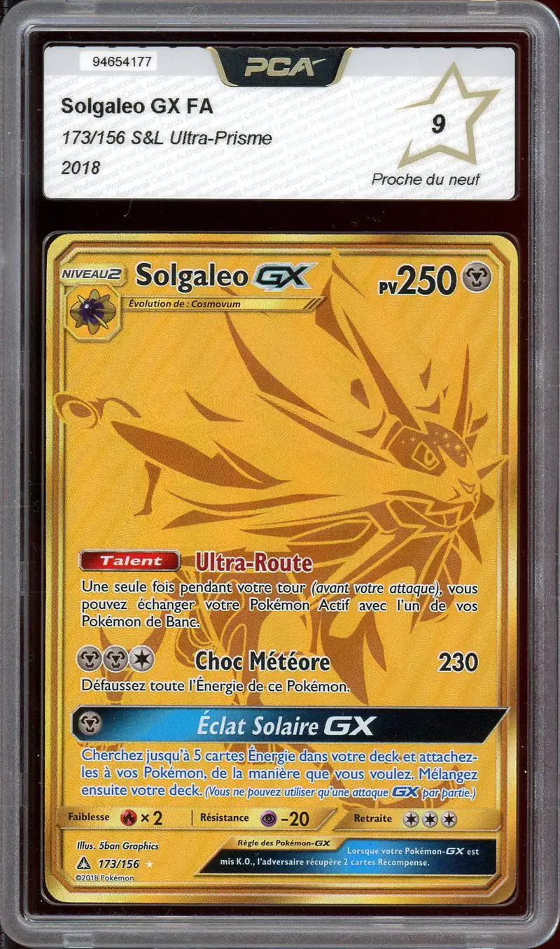 PCA 9 Solgaleo Gx