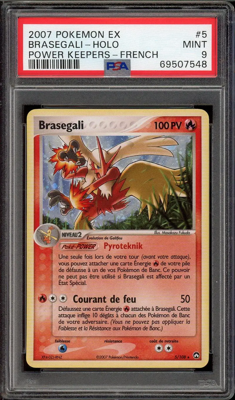 PSA 9 Brasegali Holo