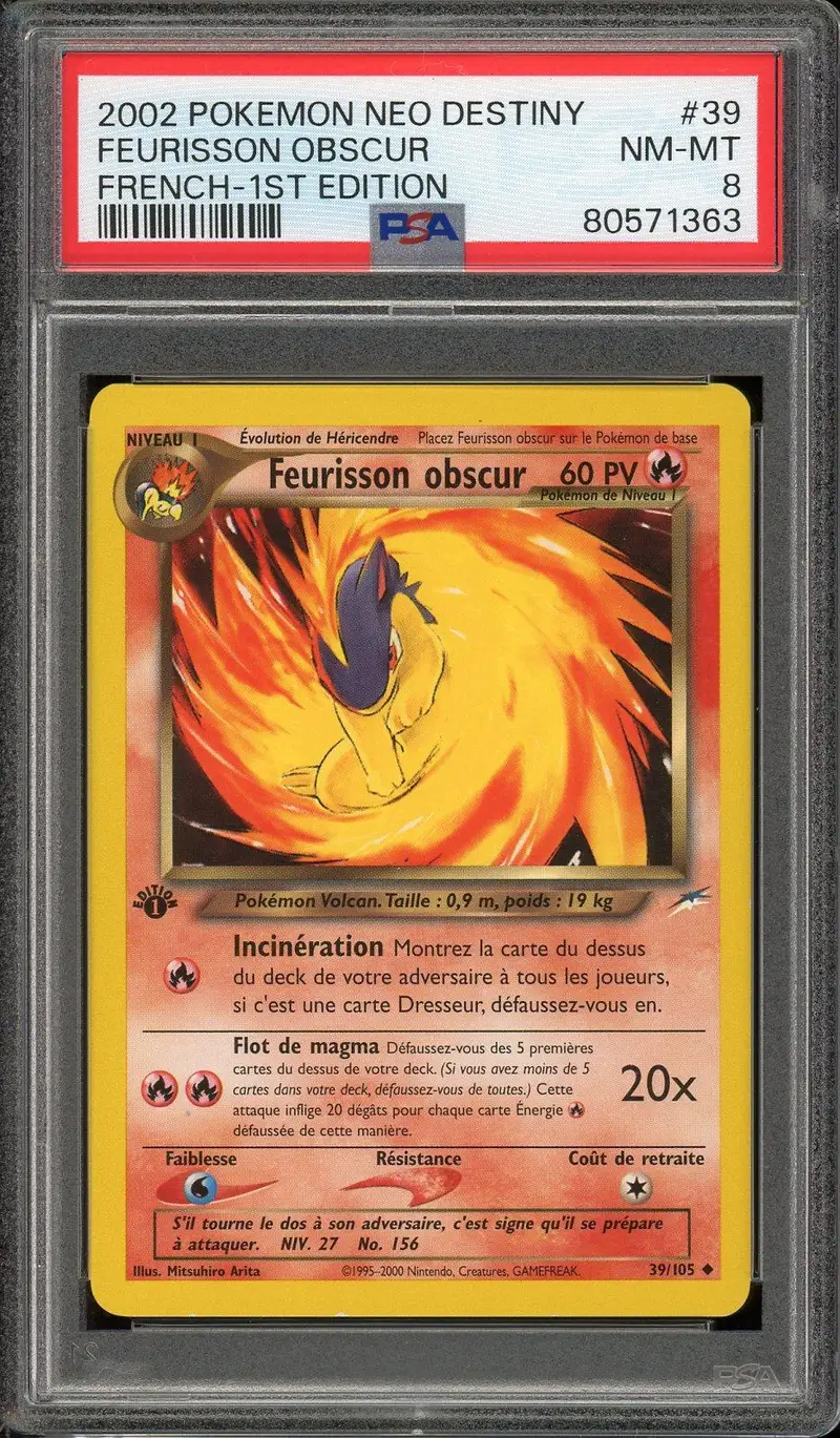 PSA 8 Feurisson Obscur