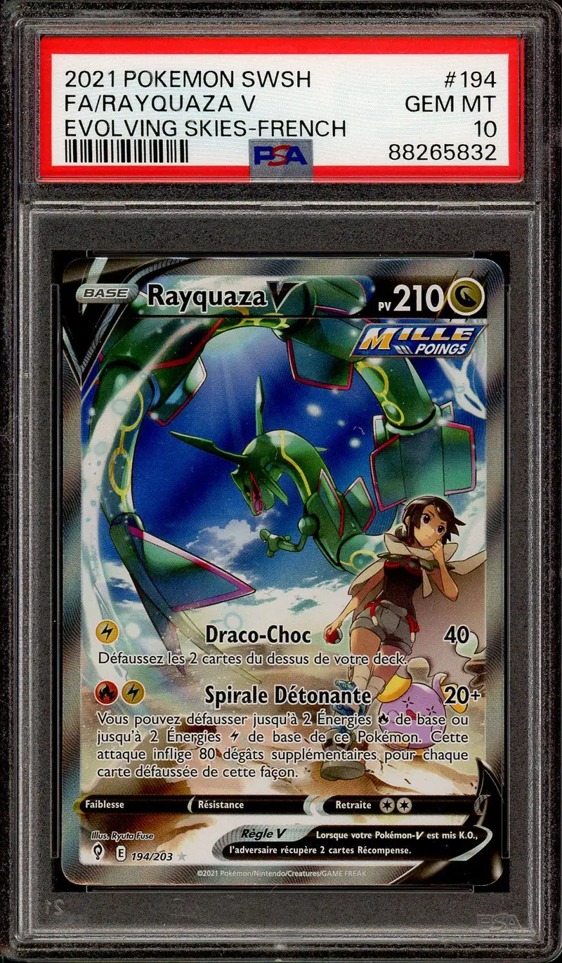 PSA 10 Rayquaza V