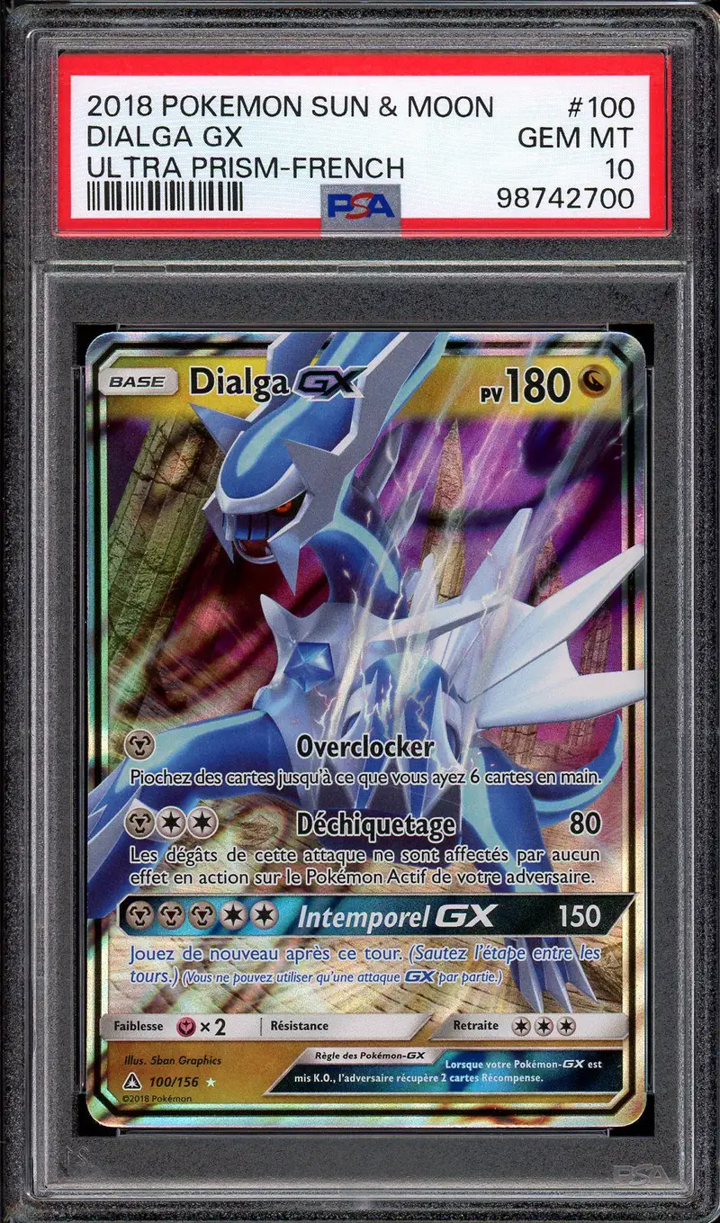 PSA 10 Dialga Gx