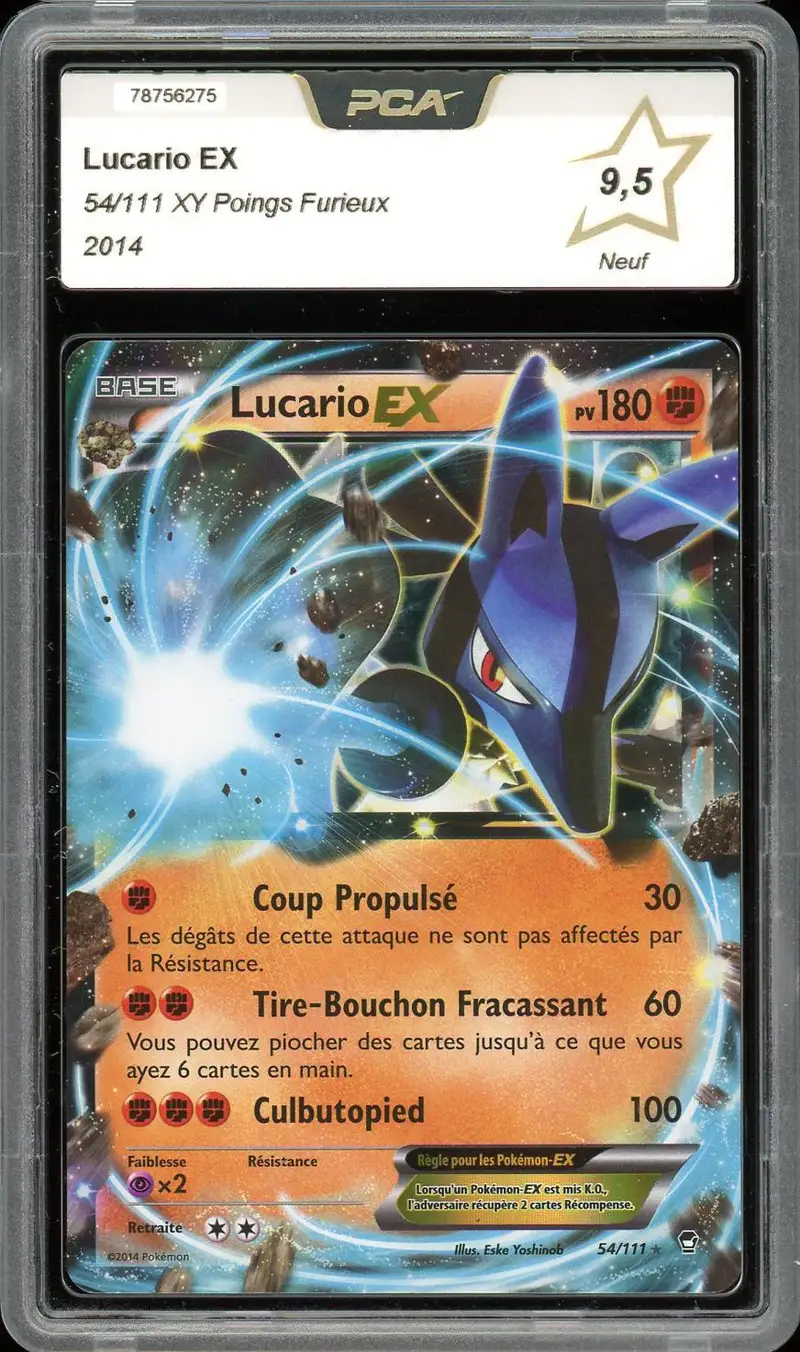 PCA 9.5 Lucario Ex