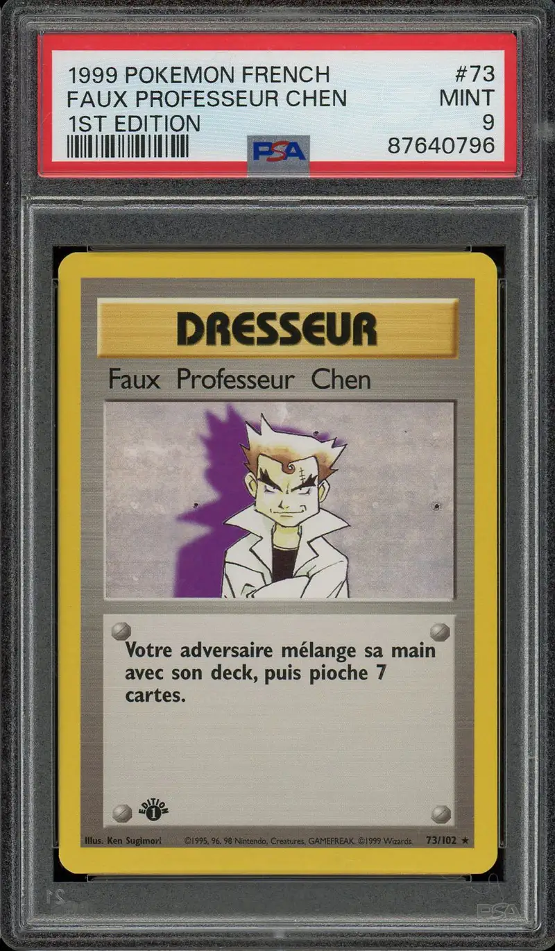 PSA 9 Faux Professeur Chen