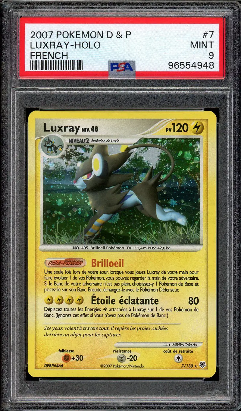 PSA 9 Luxray Holo