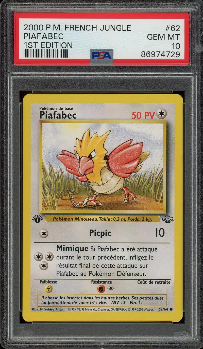 PSA 10 Piafabec