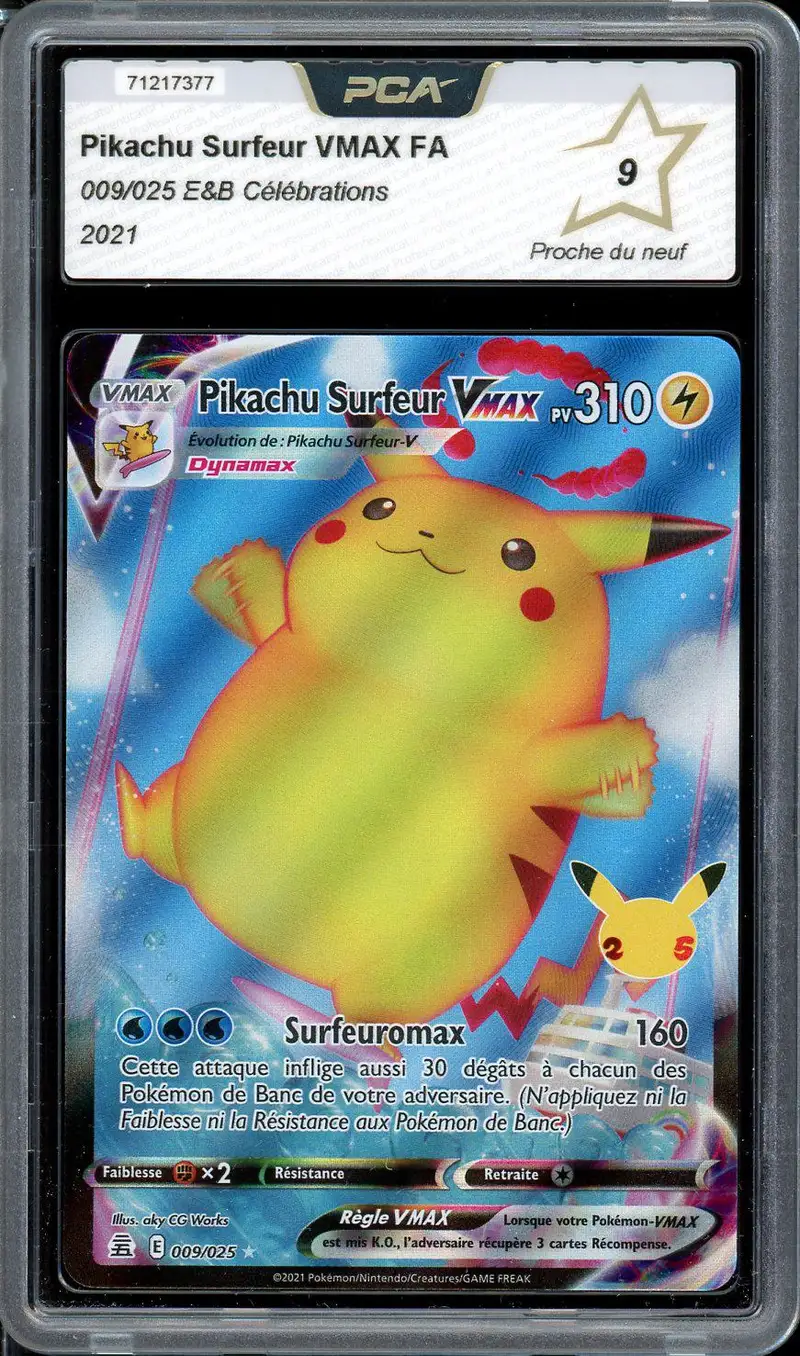 PCA 9 Pikachu Surfeur VMax