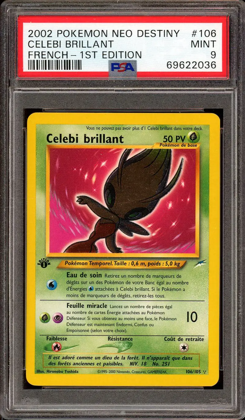 PSA 9 Celebi Brillant