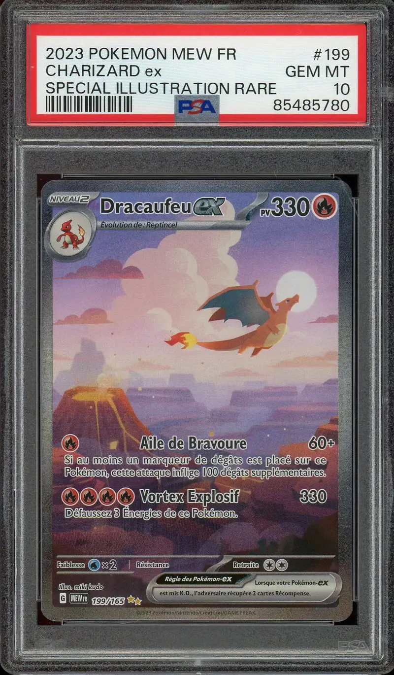 PSA 10 Dracaufeu Ex