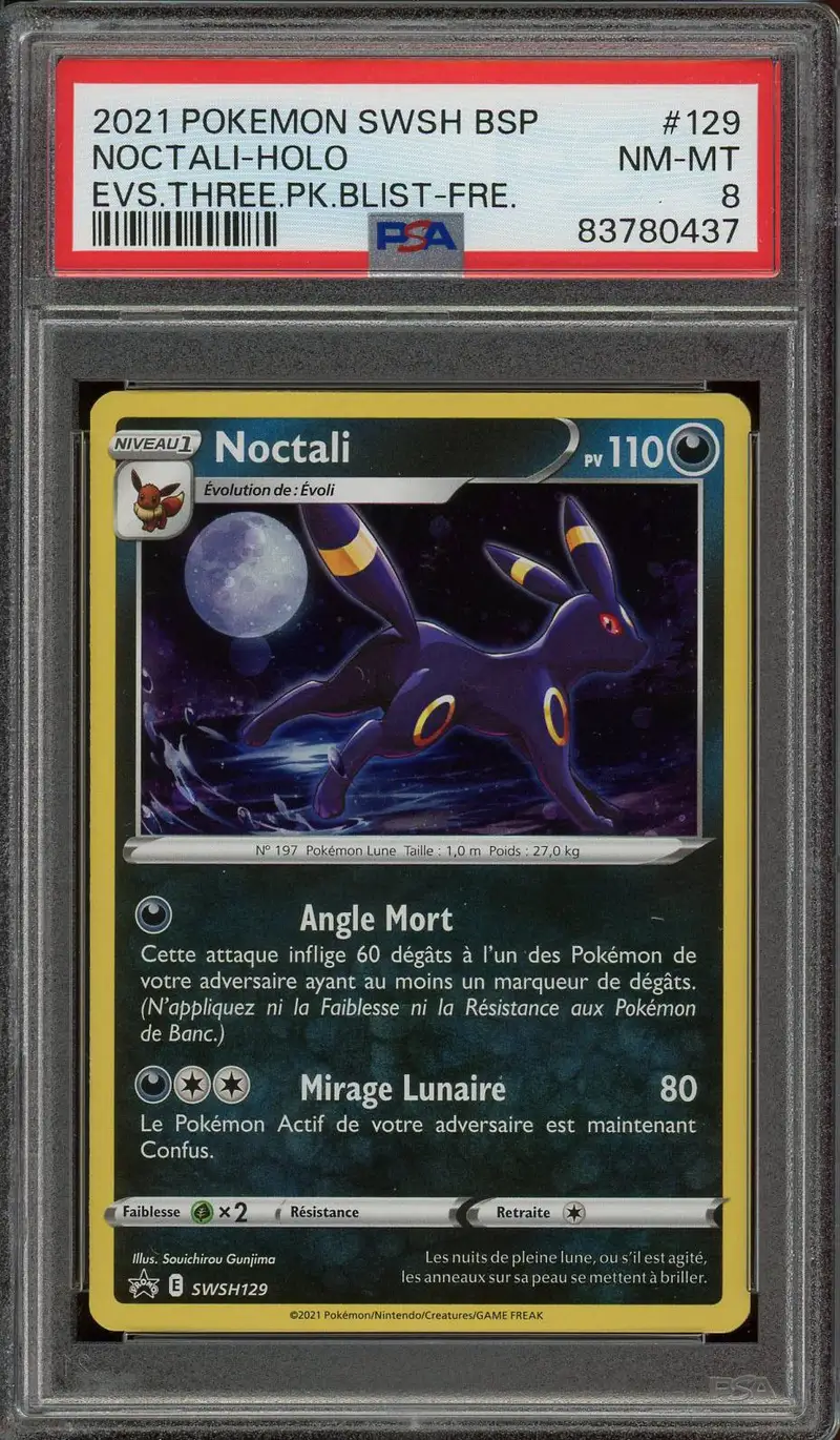 PSA 8 Noctali Holo