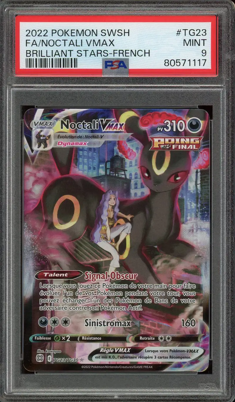 PSA 9 Noctali VMax