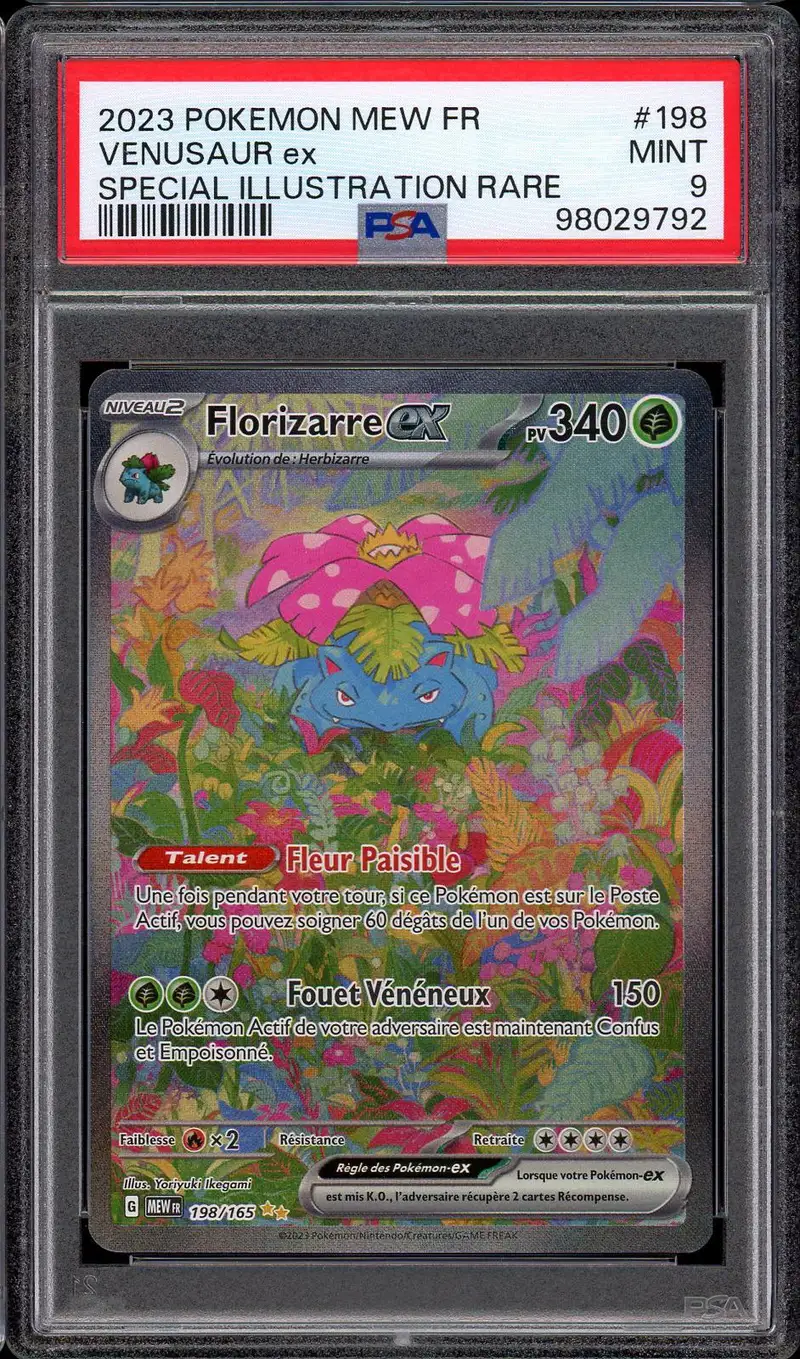 PSA 9 Florizarre Ex