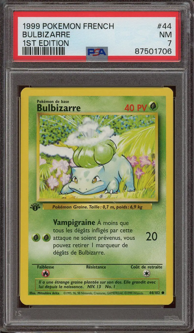 PSA 7 Bulbizarre