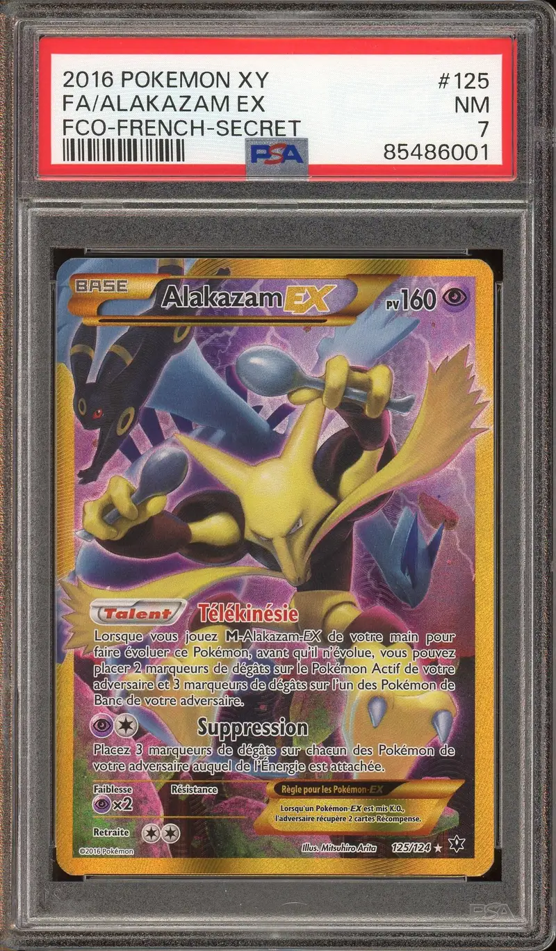 PSA 7 Alakazam Ex