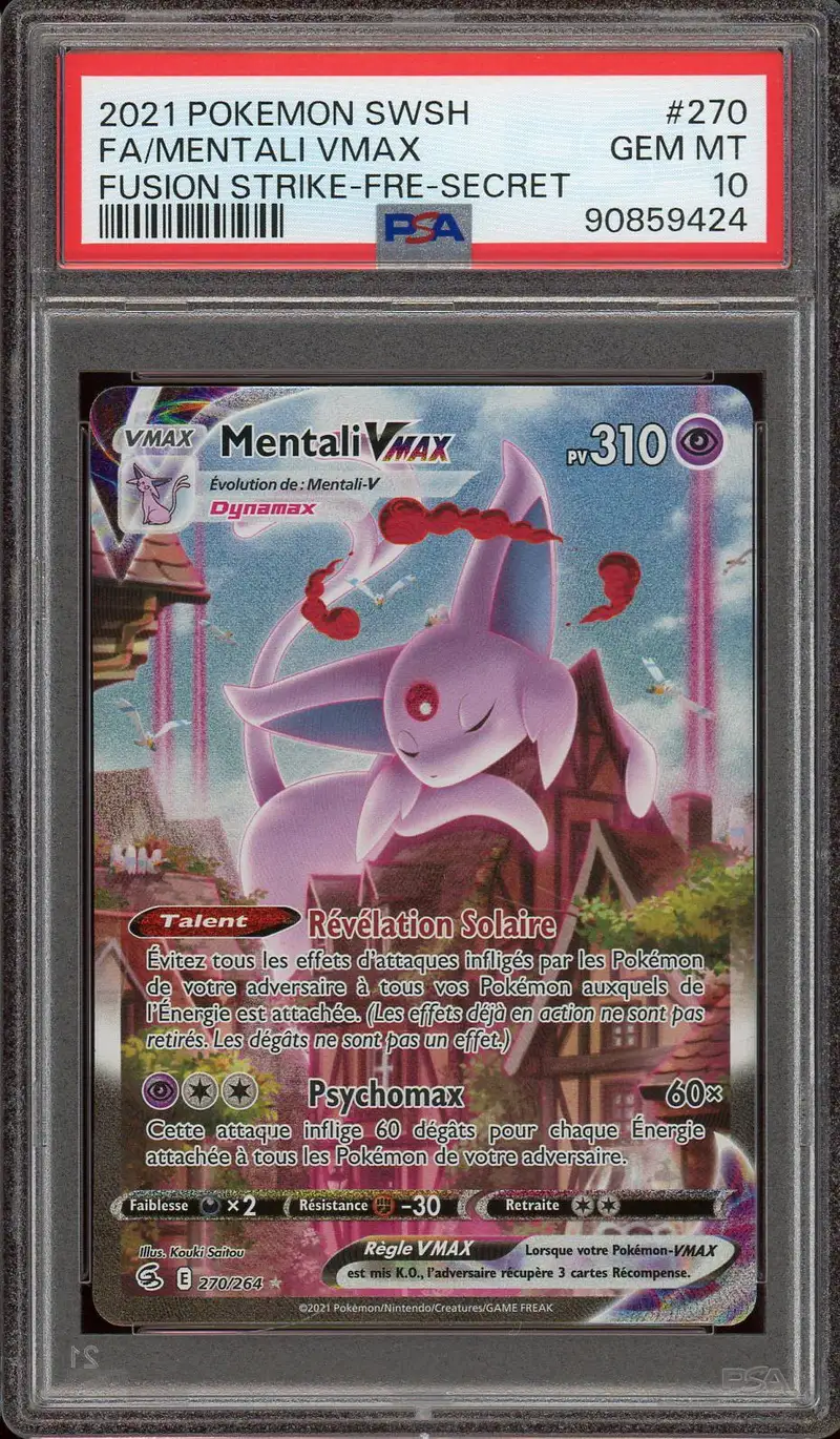 PSA 10 Mentali VMax
