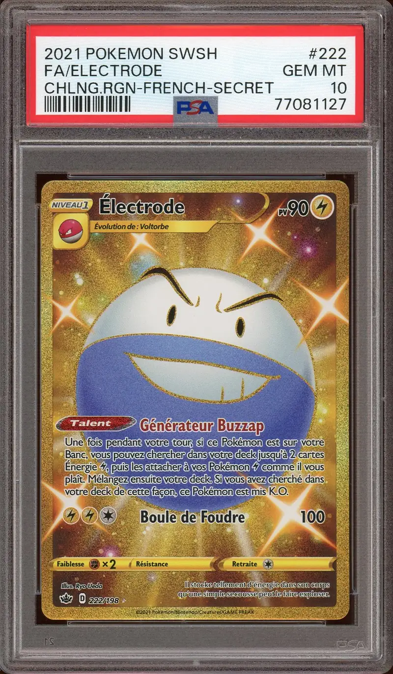 PSA 10 Electrode Gold