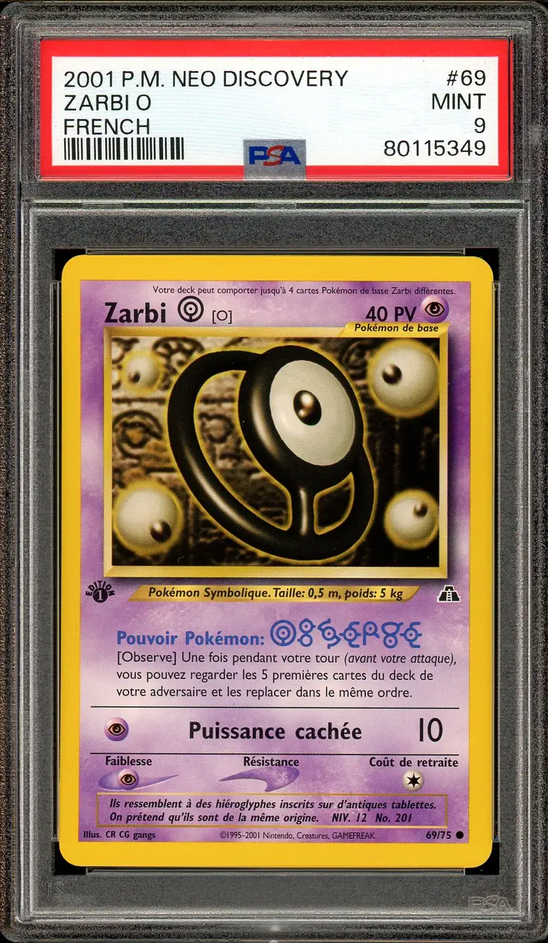 PSA 9 Zarbi O