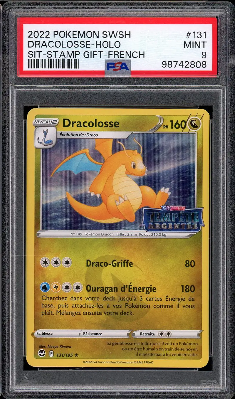 PSA 9 Dracolosse Holo