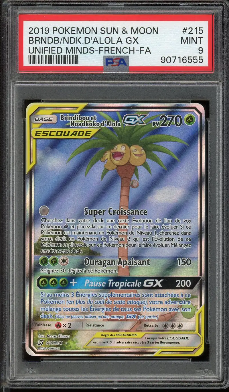 PSA 9 Brindibou et Noadkoko d'Alola Gx