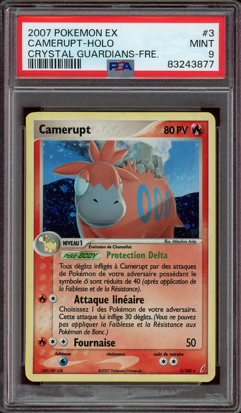 PSA 9 Camerupt Holo