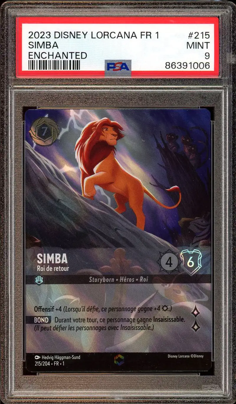 PSA 9 Simba Enchantée