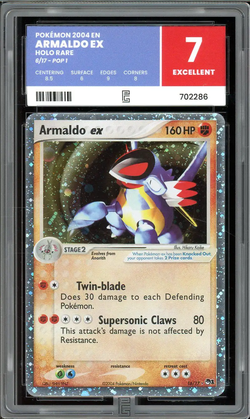 armaldo ex pokemon card Armaldo ex 84/92 Legend Maker Holo