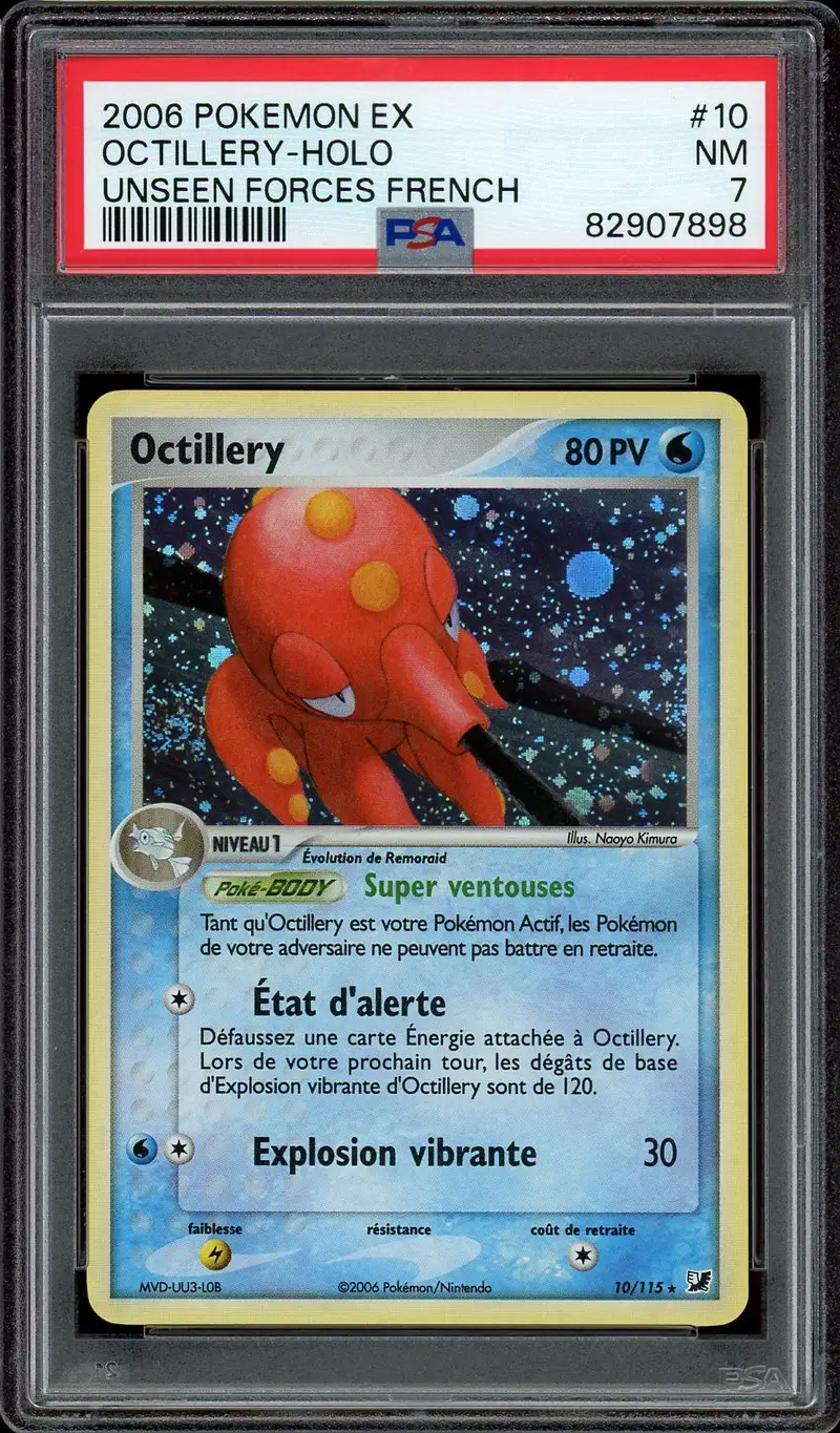 PSA 7 Octillery Holo
