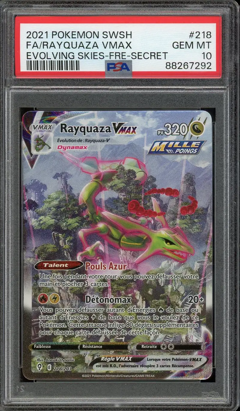 PSA 10 Rayquaza VMax