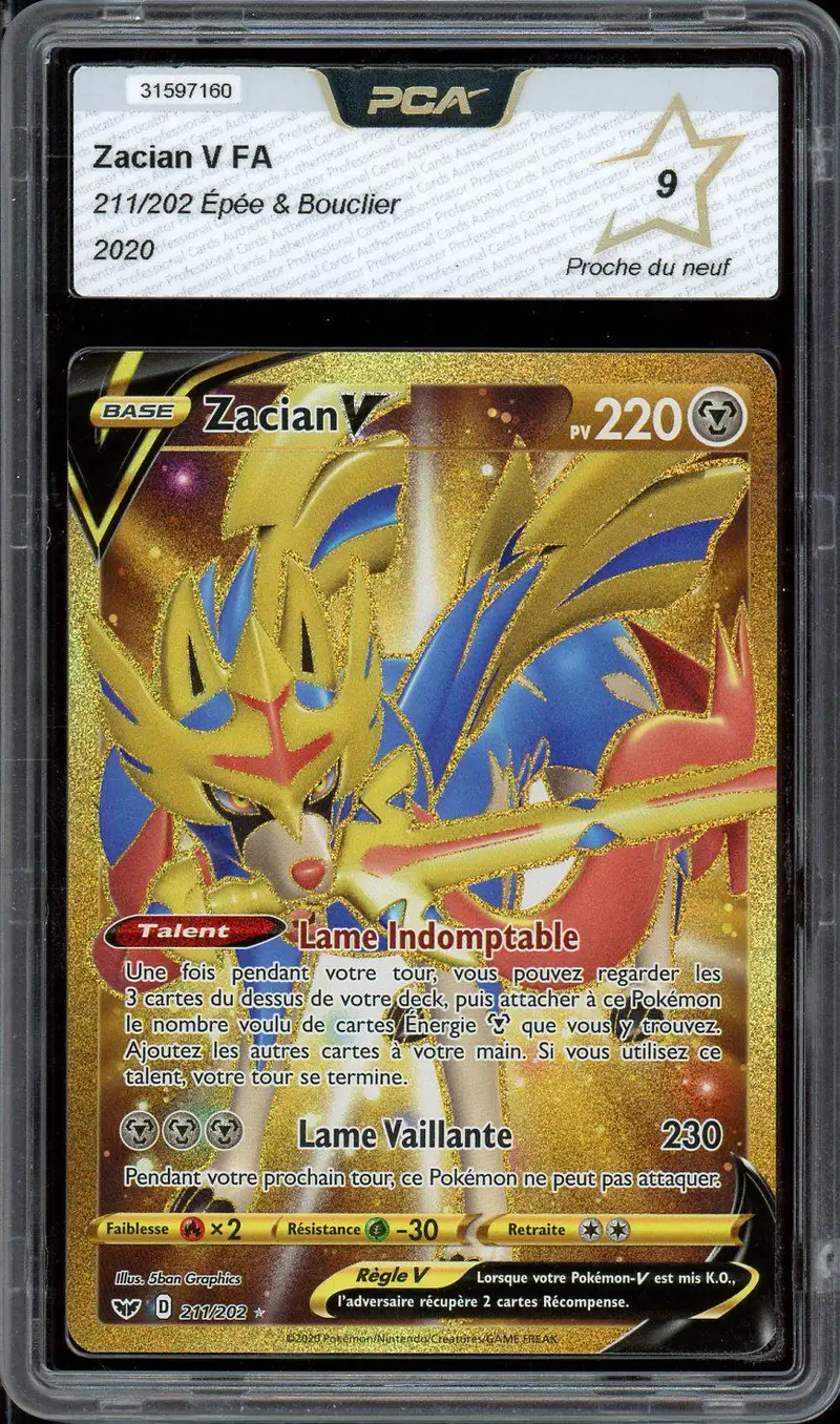 PCA 9 Zacian V Gold