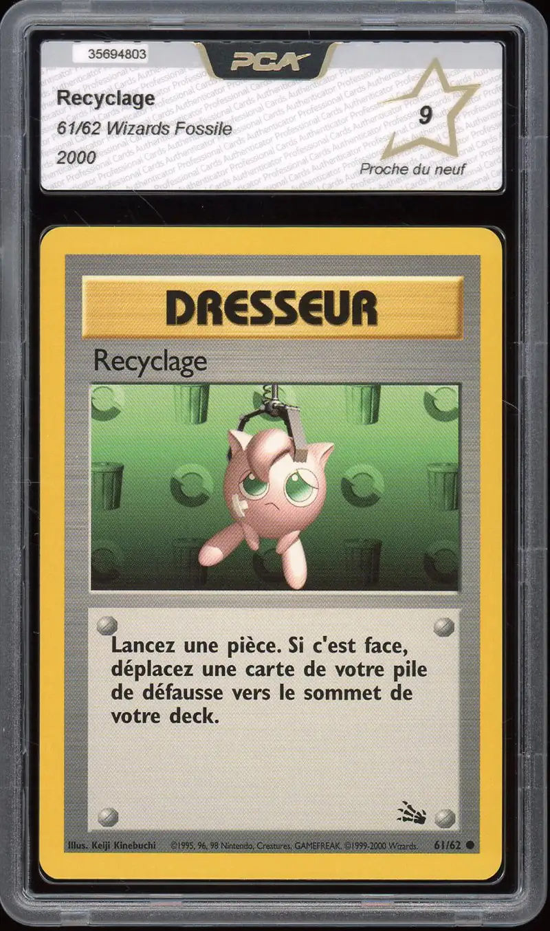 PCA 9 Recyclage