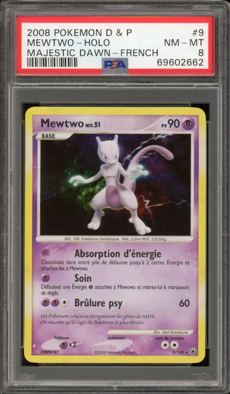 PSA 8 Mewtwo Holo