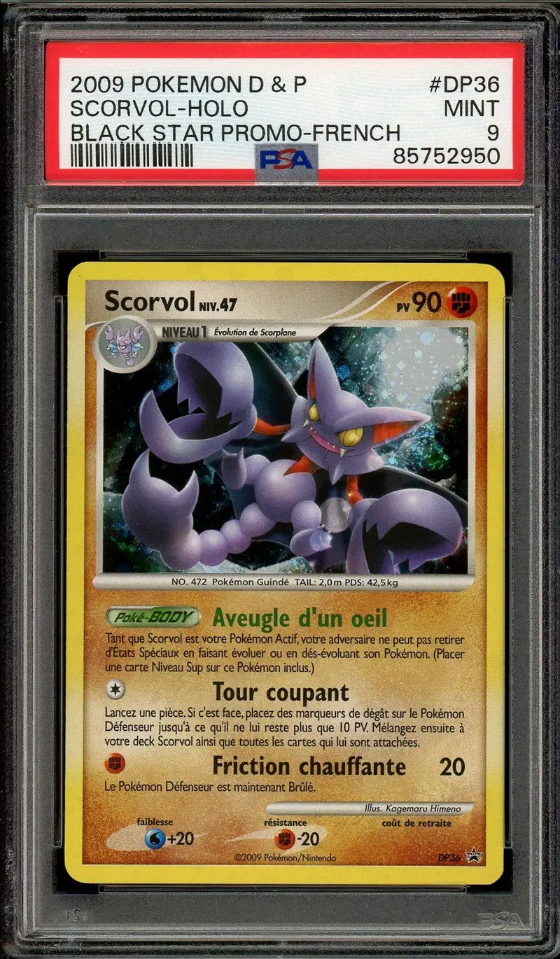 PSA 9 Scorvol Holo