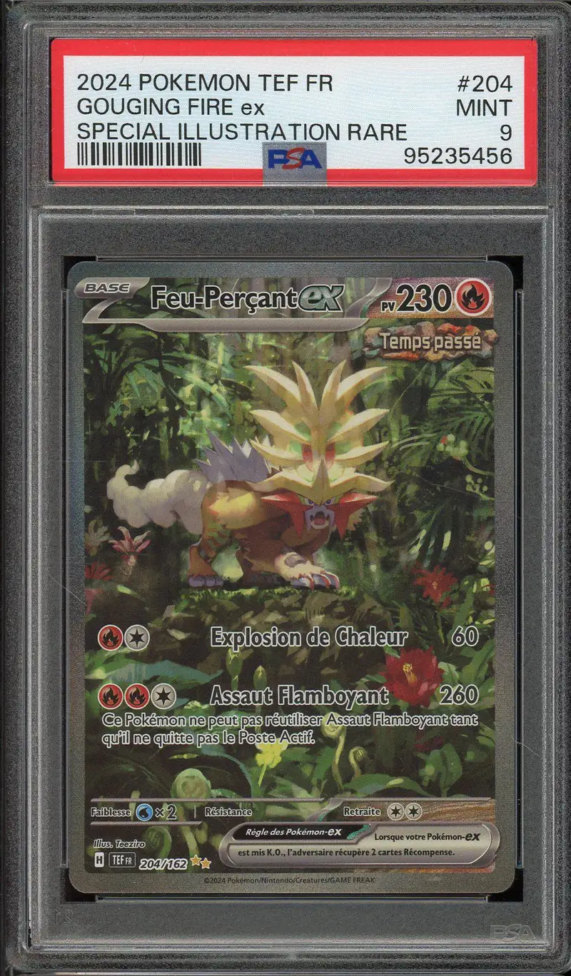 PSA 9 Feu-Perçant Ex