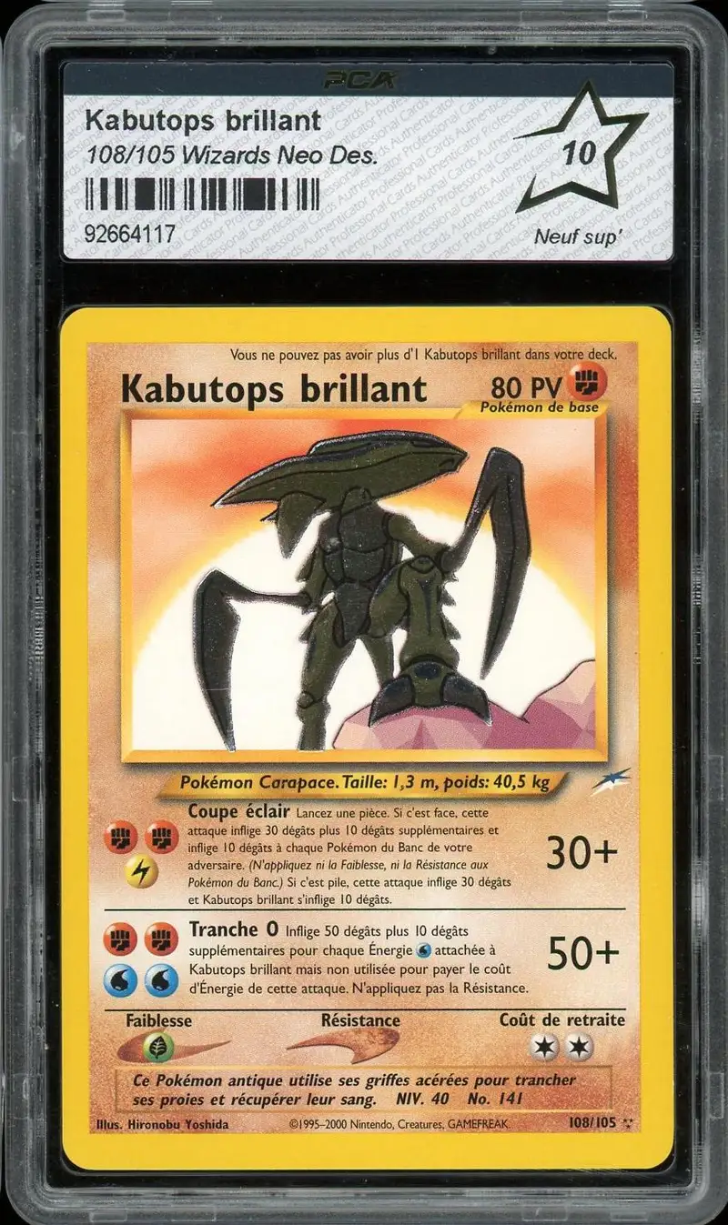 PCA 10 Kabutops Brillant