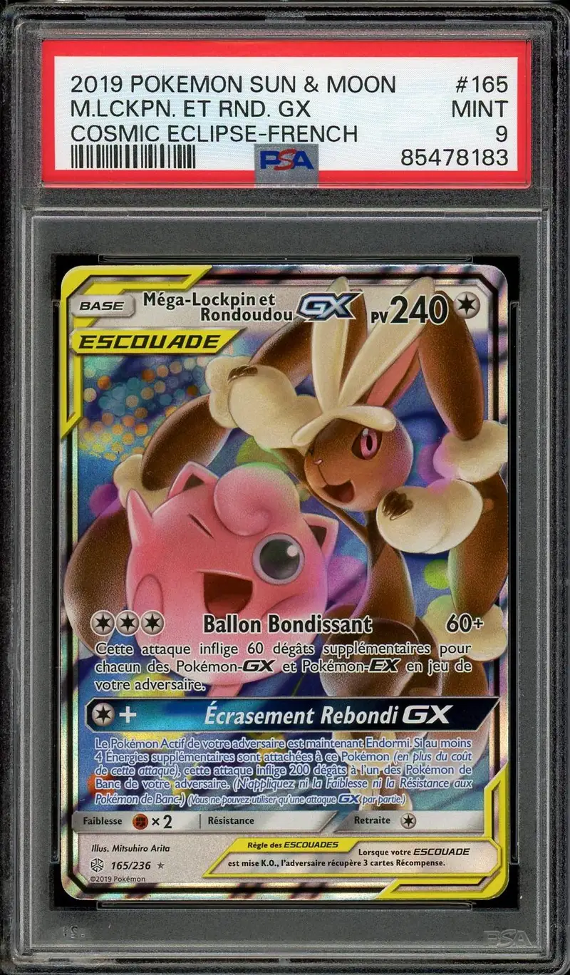 PSA 9 Méga-Lockpin et Rondoudou Gx