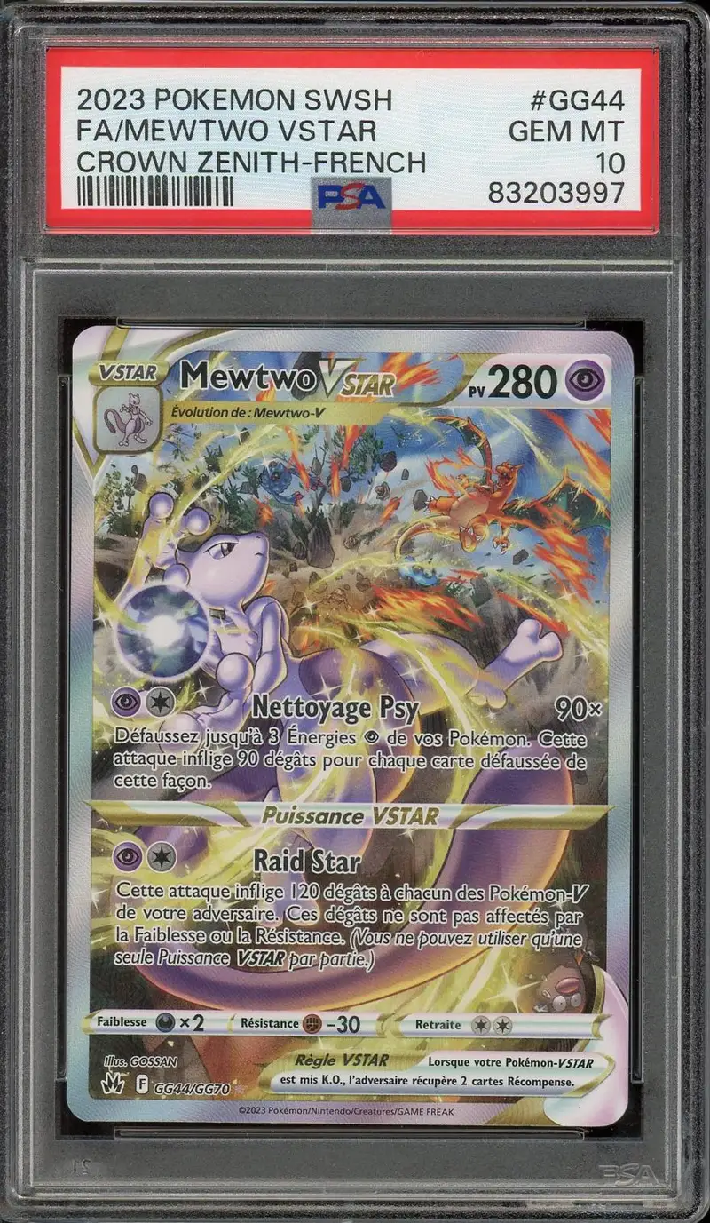PSA 10 Mewtwo VStar