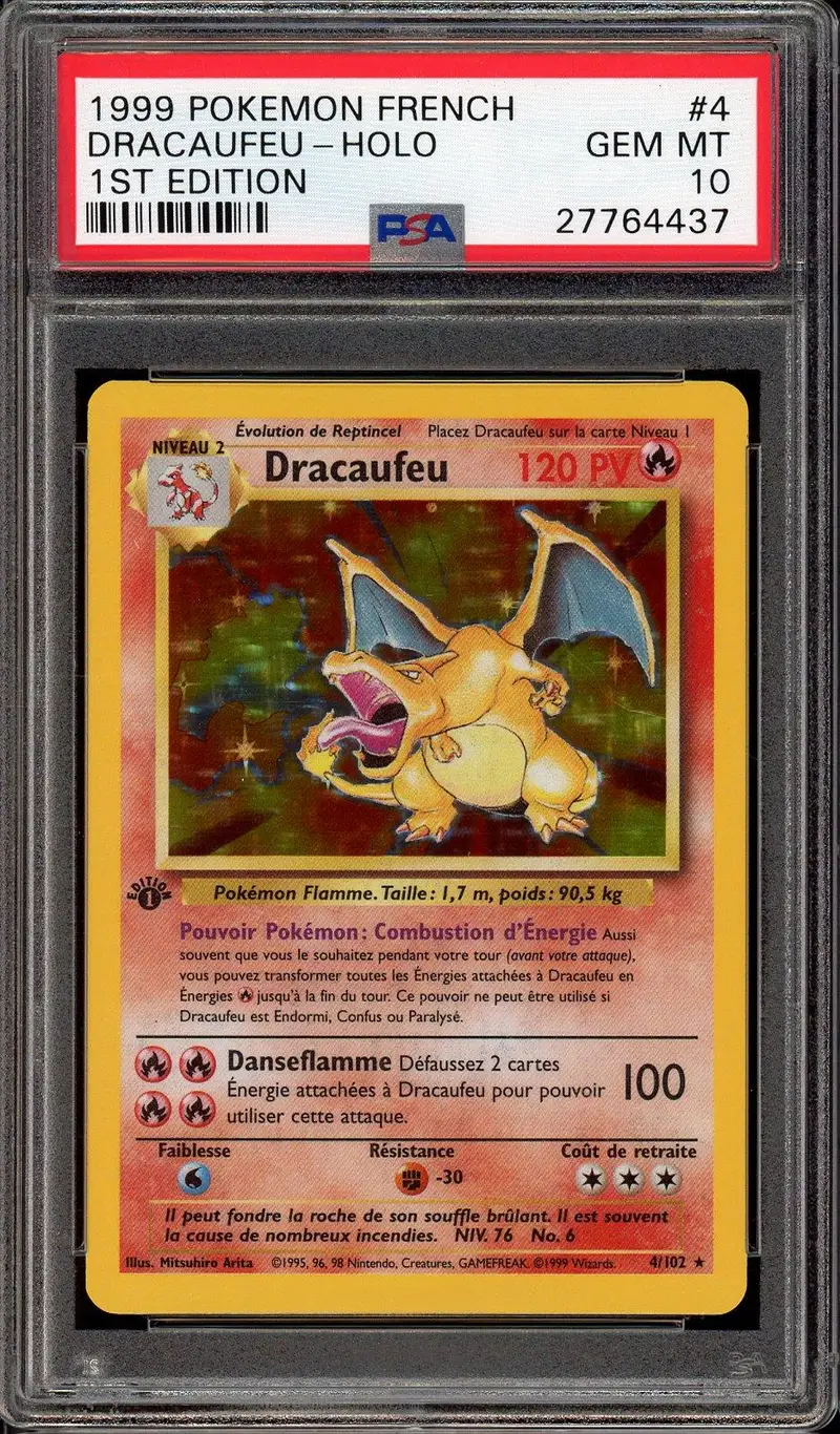 PSA 10 Dracaufeu Holo