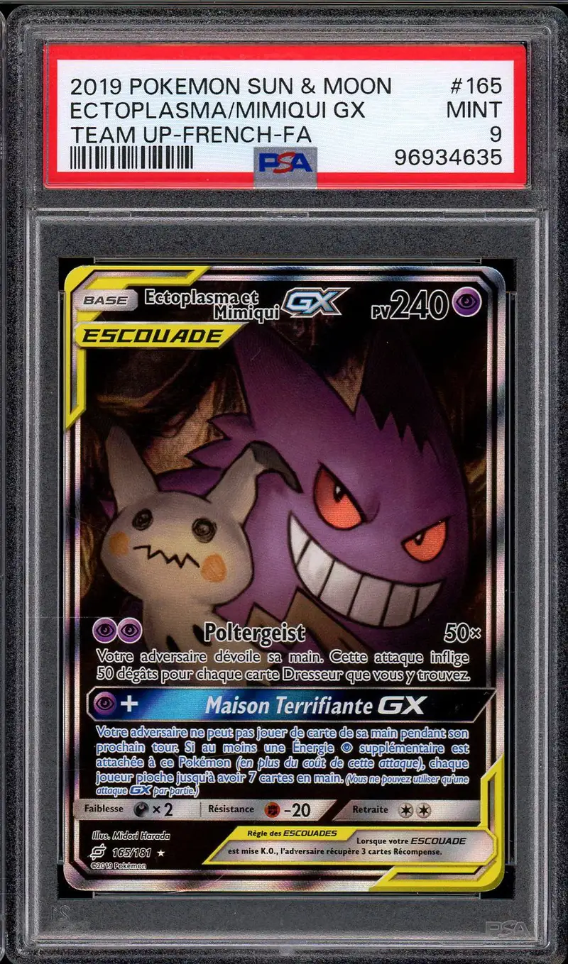 PSA 9 Ectoplasma et Mimiqui Gx