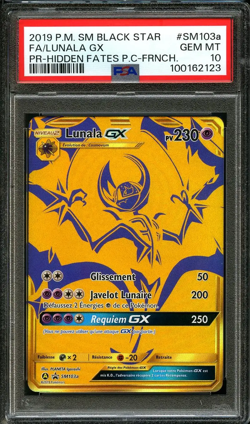 PSA 10 Lunala Gx
