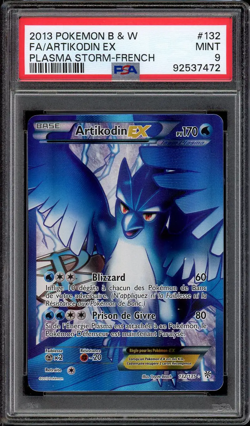 PSA 9 Artikodin Ex