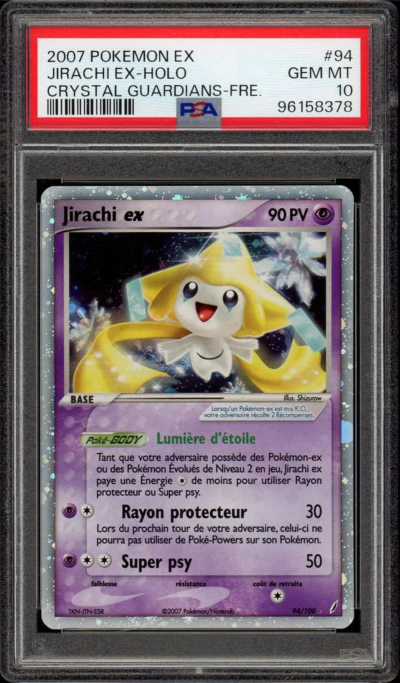 PSA 10 Jirachi Ex