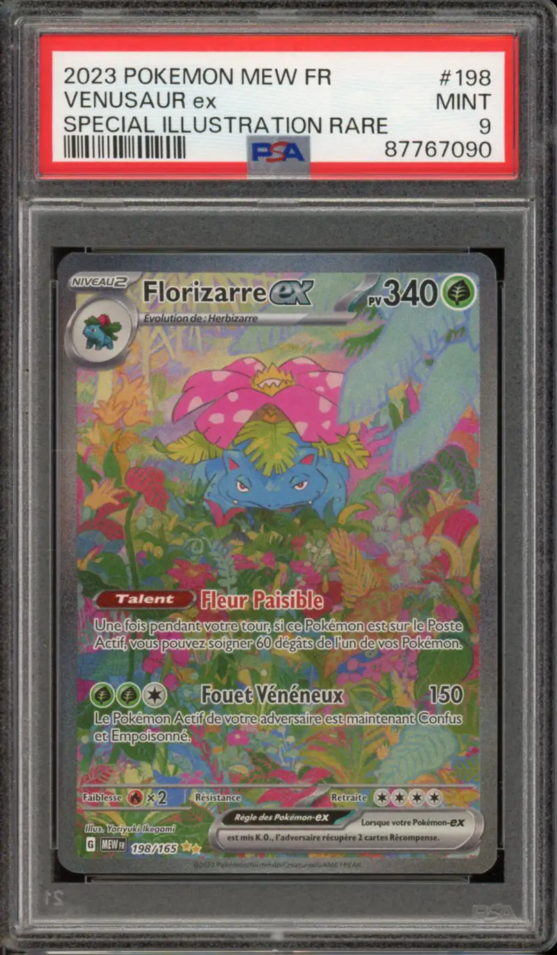 PSA 9 Florizarre Ex