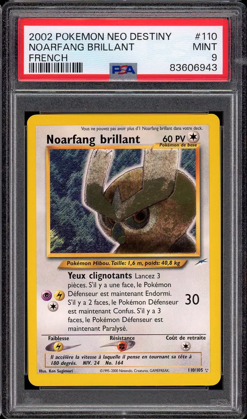 PSA 9 Noarfang Brillant
