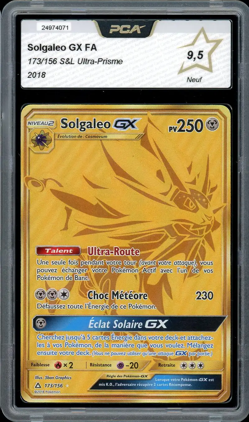 PCA 9.5 Solgaleo Gx Gold